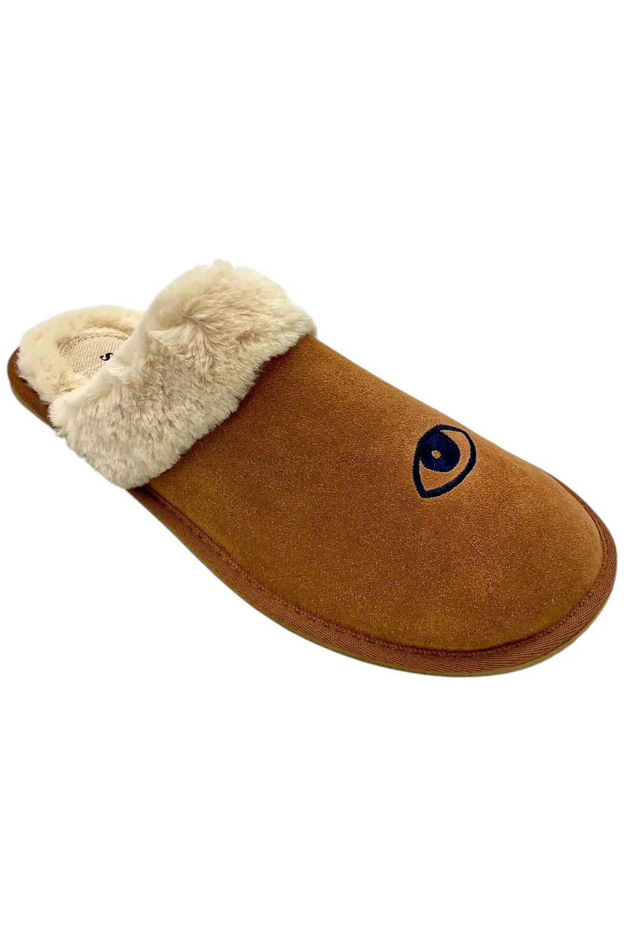 Soludos Women's Suede Novelty Slippers Eye - Medium